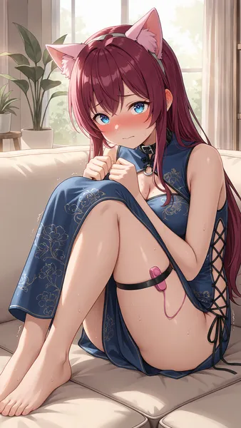 【番外】清冷少女在旗袍與項圈中墜落～願賭服輸的羞恥桌遊～(2)